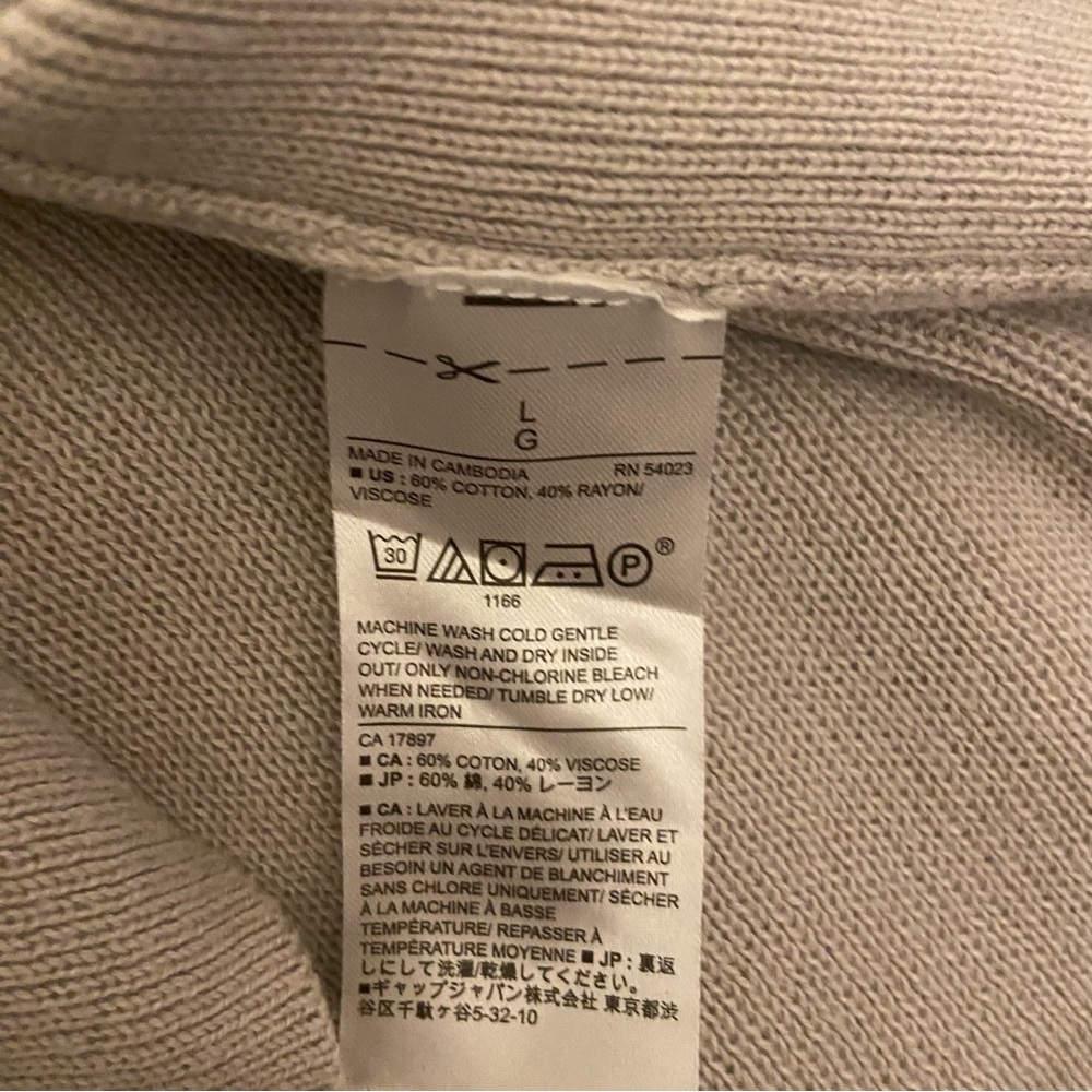 Banana Republic Gray Women's Cotton Rayon Tank Top Large. - Picture 6 of 6